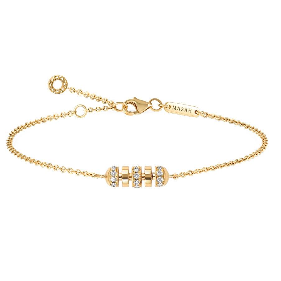 The Treasures five motives bracelet