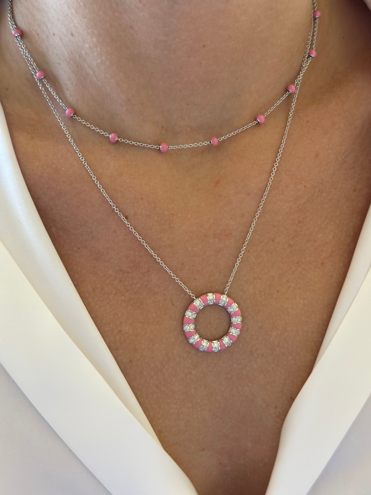 The Treasures Enamel Beads Necklace