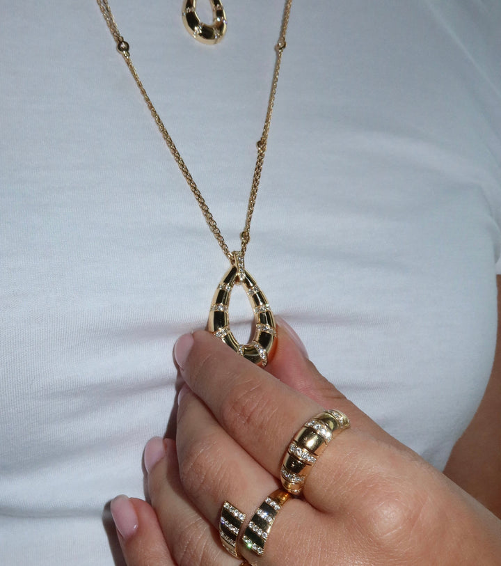 Taraf Gold Pendant. L