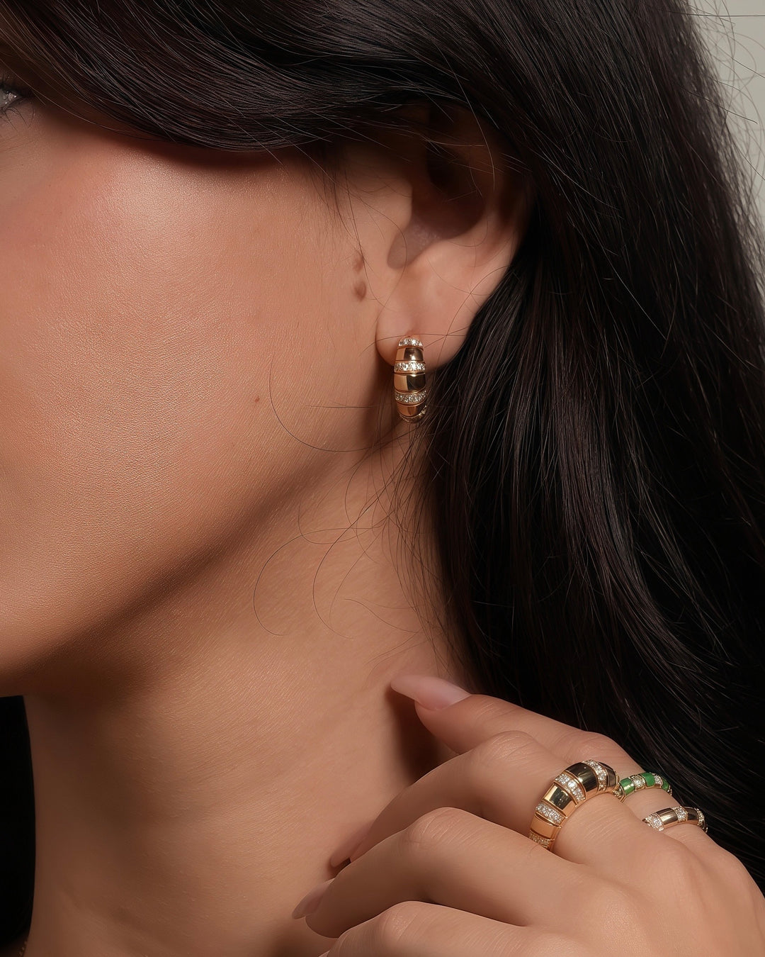 The Treasures Hoop Earrings