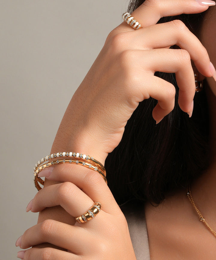 The Eternity Enamel Bangle