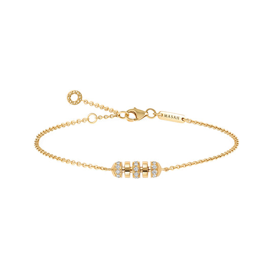 The Treasures five motives bracelet