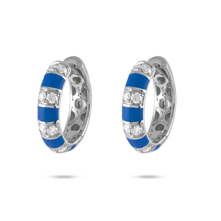 The Eternity Enamel Hoops