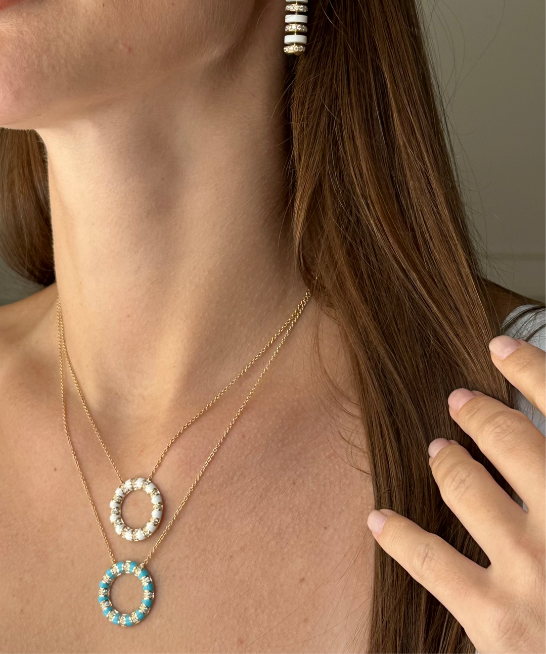 The Eternity Enamel Pendant