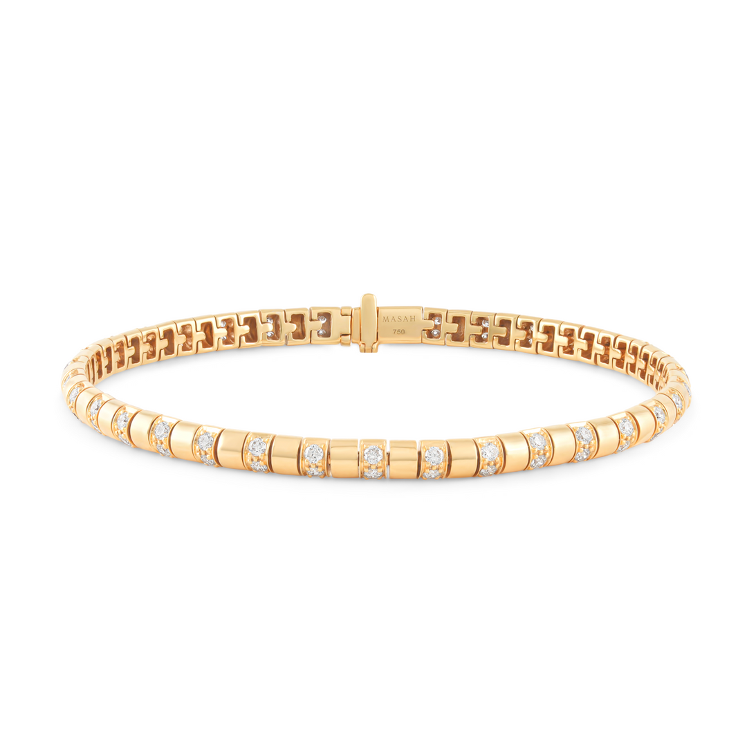 Eternity tennis bracelet