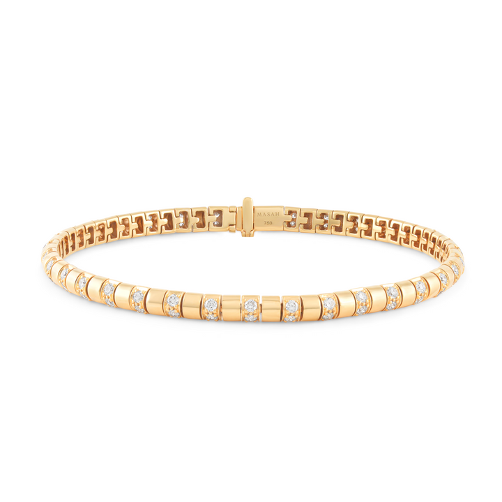 Eternity tennis bracelet
