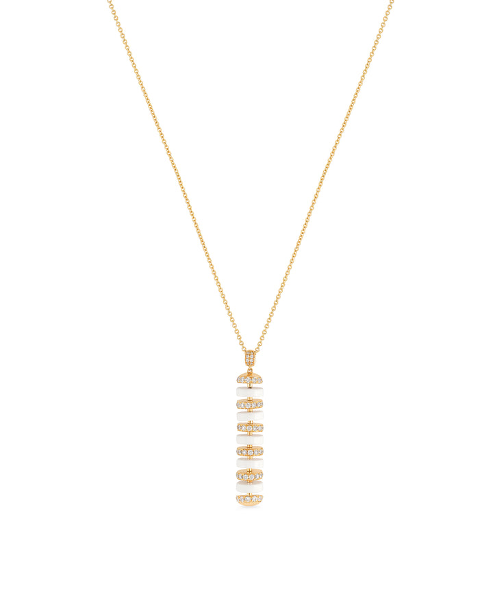 The Treasures L vertical stone Pendant