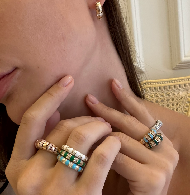 The Eternity Enamel Ring