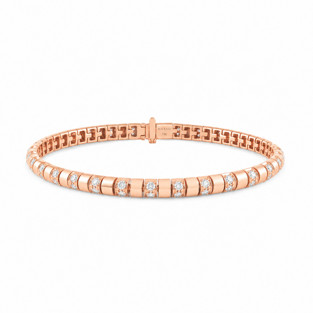 Eternity tennis bracelet