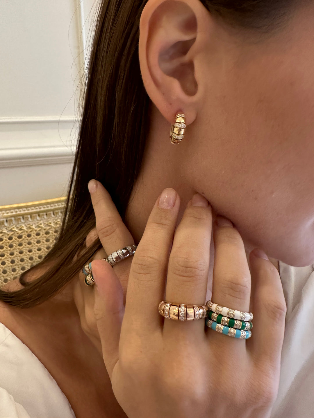 The Treasures Hoop Earrings