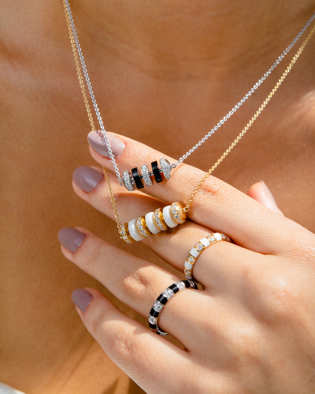 The Treasures M stone Pendant