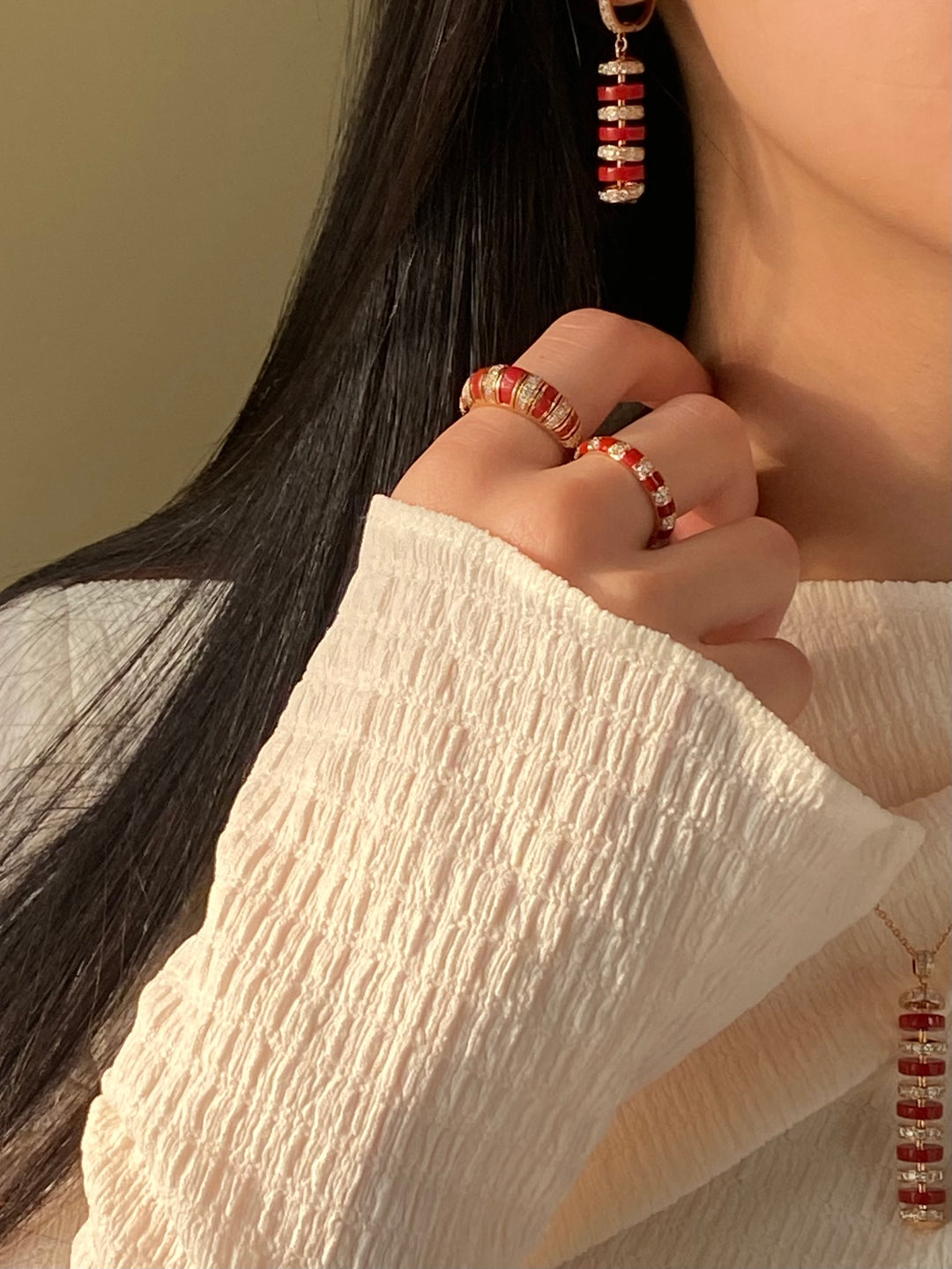 The Treasures Long Earrings