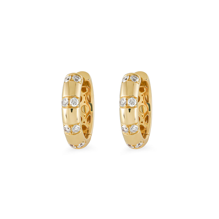 The Eternity Gold Hoops