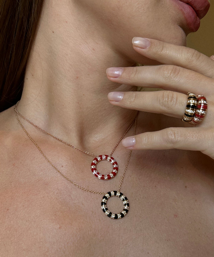 The Eternity Enamel Pendant