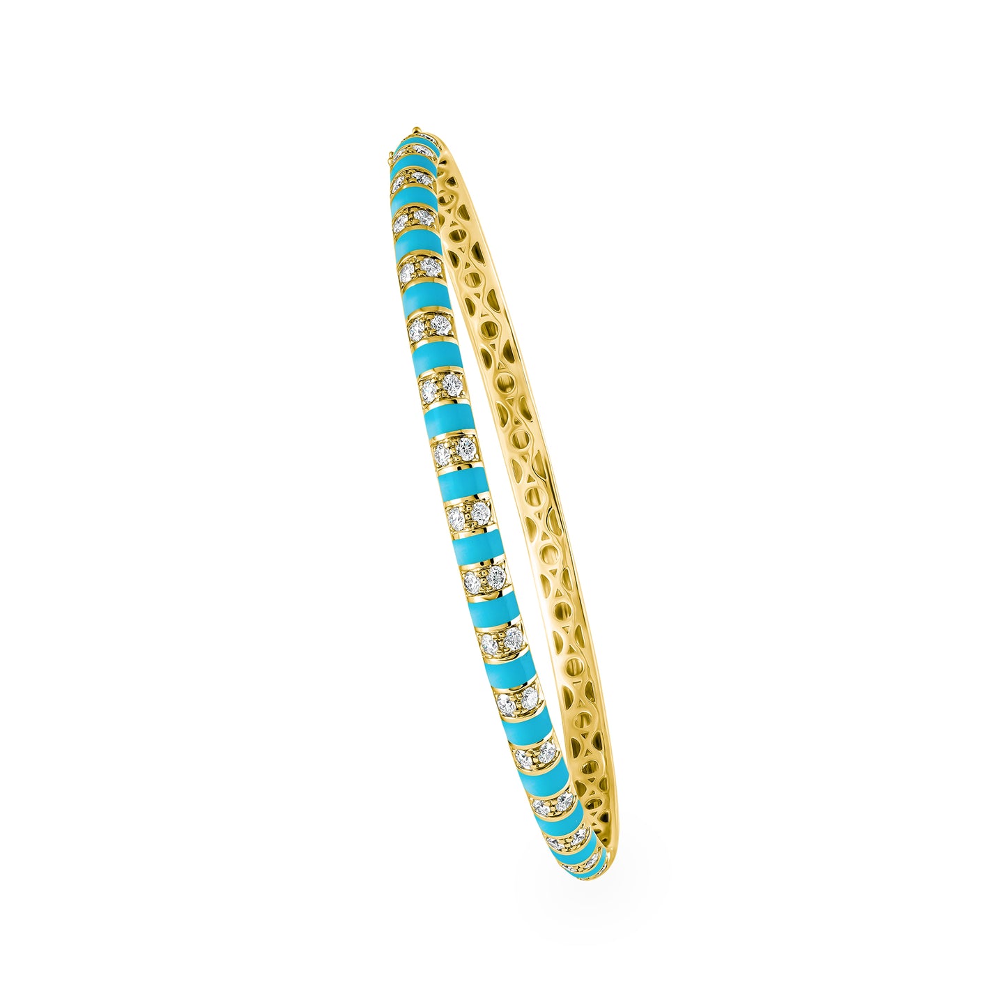 The Treasures enamel Bangle