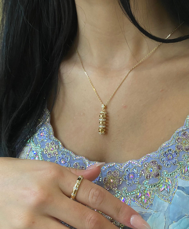 The Treasures M Vertical Pendant