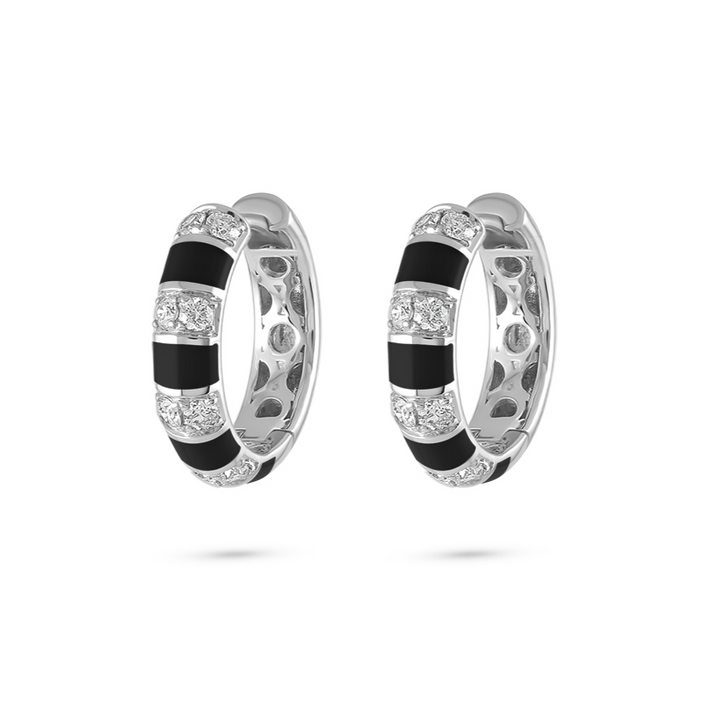 The Eternity Enamel Hoops