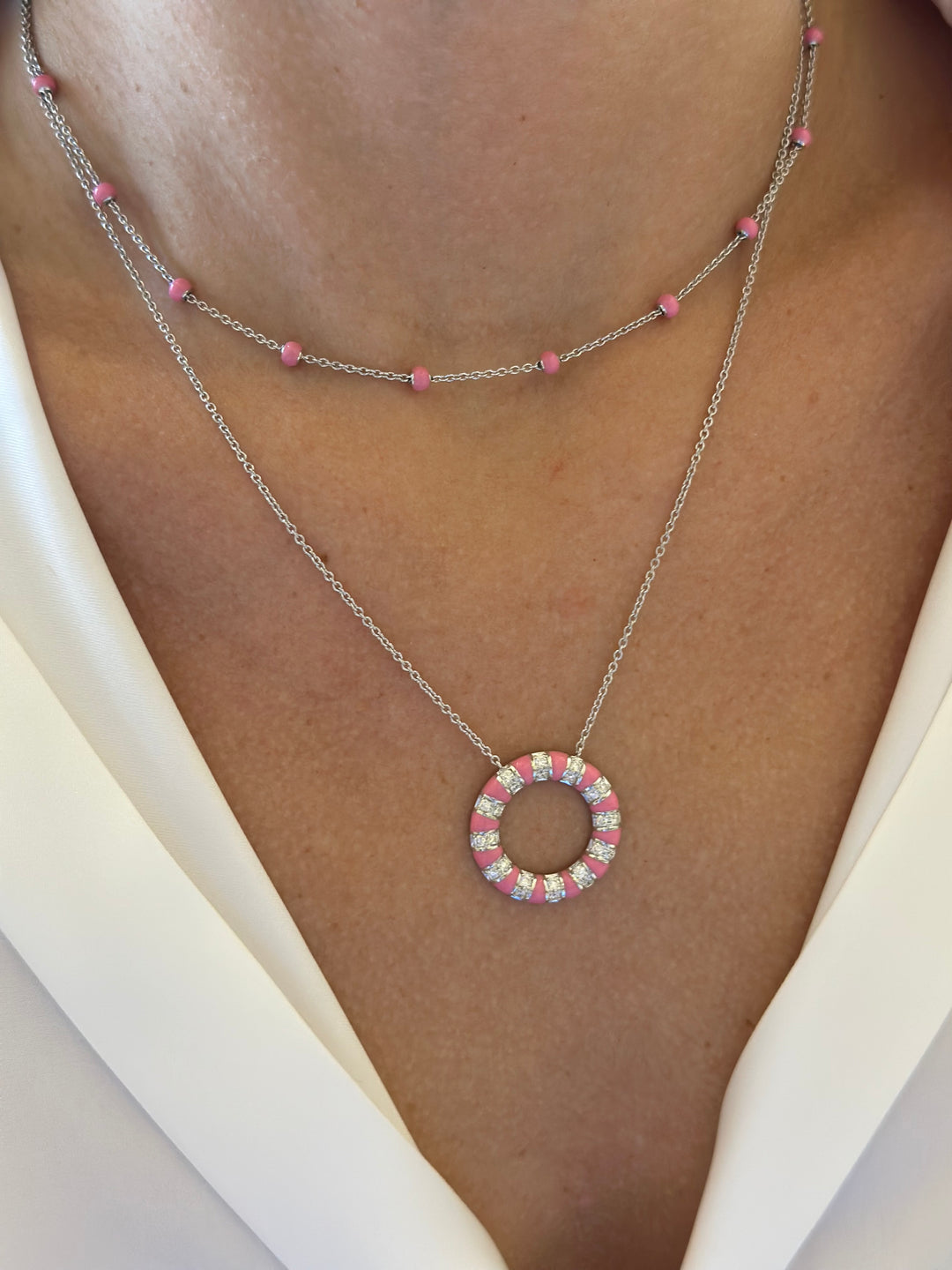 The Eternity Enamel Beads Necklace