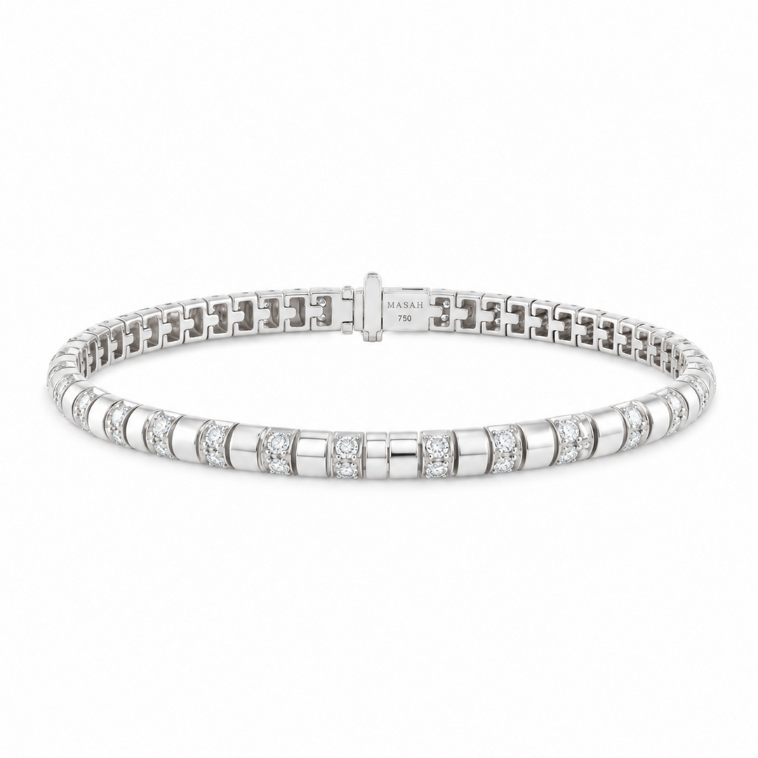 Eternity tennis bracelet