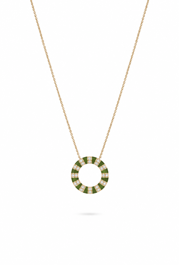 The Eternity Enamel Pendant