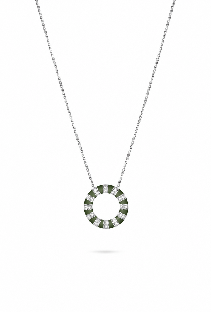 The Eternity Enamel Pendant