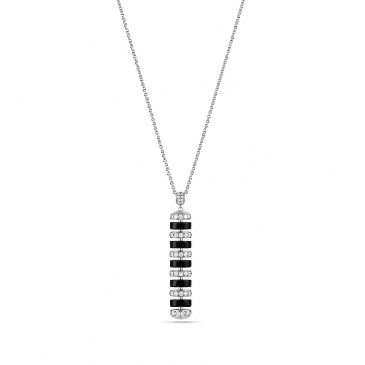 The Treasures L vertical stone Pendant