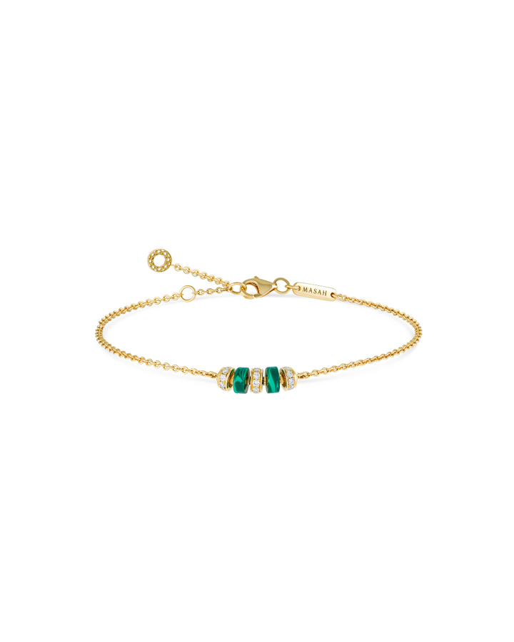 The Treasures Five Motifs Stone Bracelet