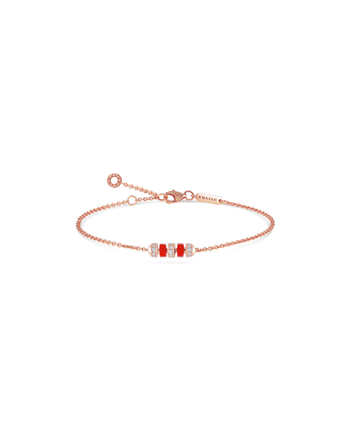 The Treasures Five Motifs Stone Bracelet