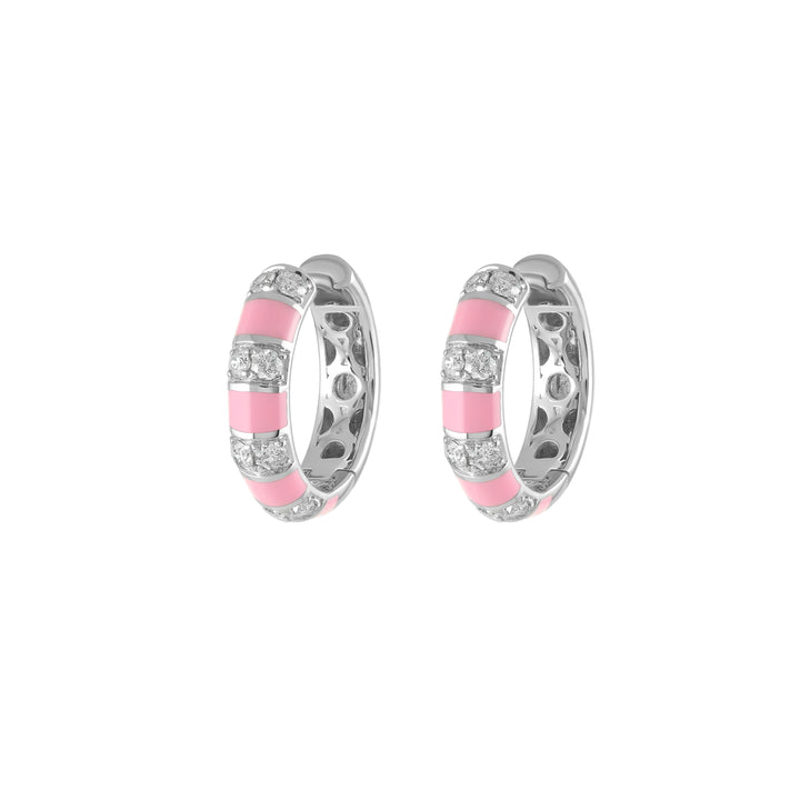 The Eternity Enamel Hoops